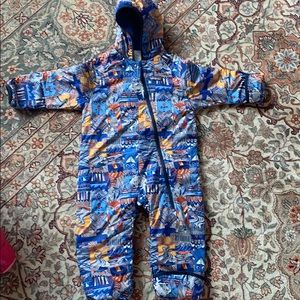 Patagonia down snowsuit